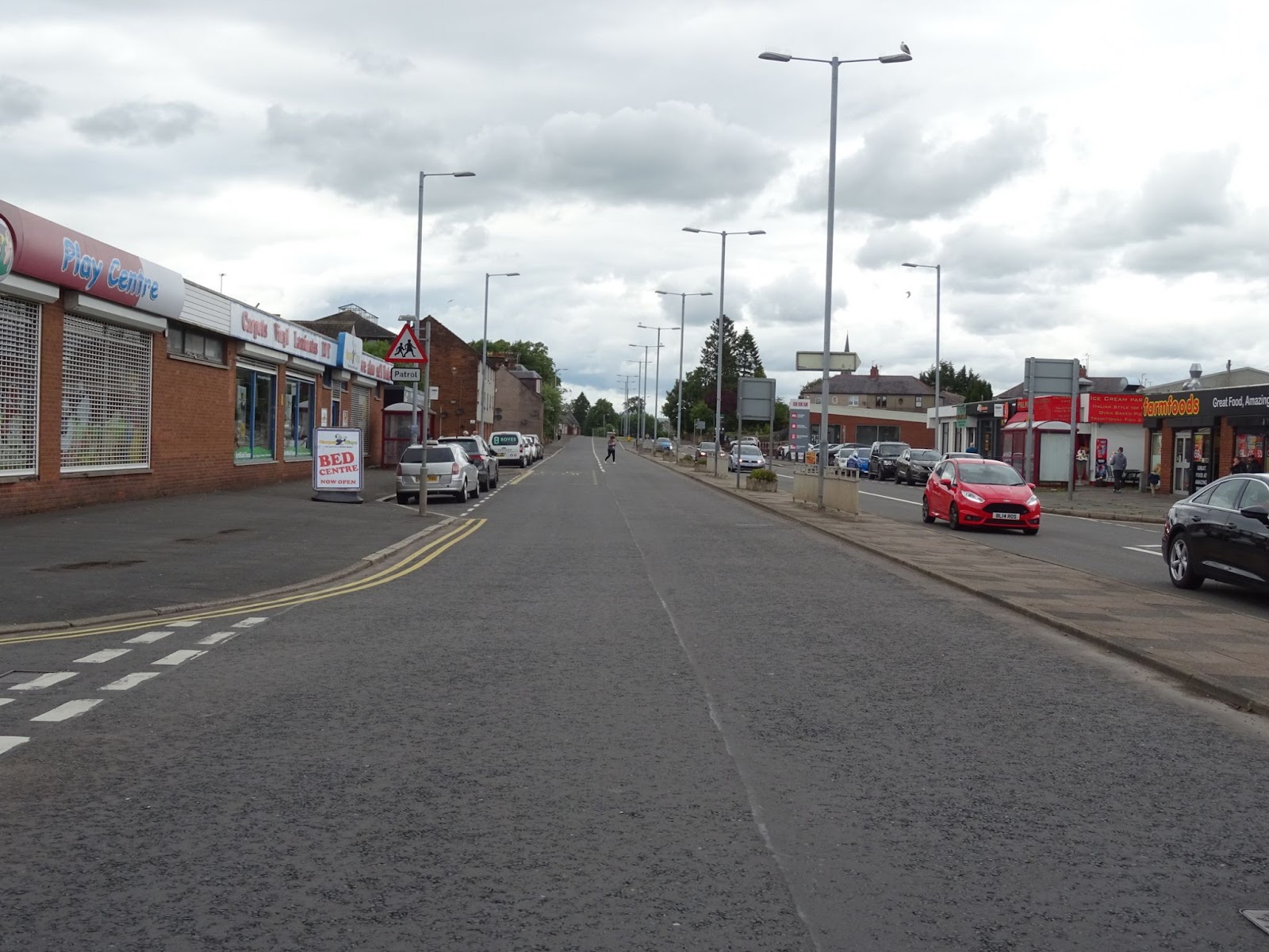 Glasgow Street - so much space, none of it for cycling