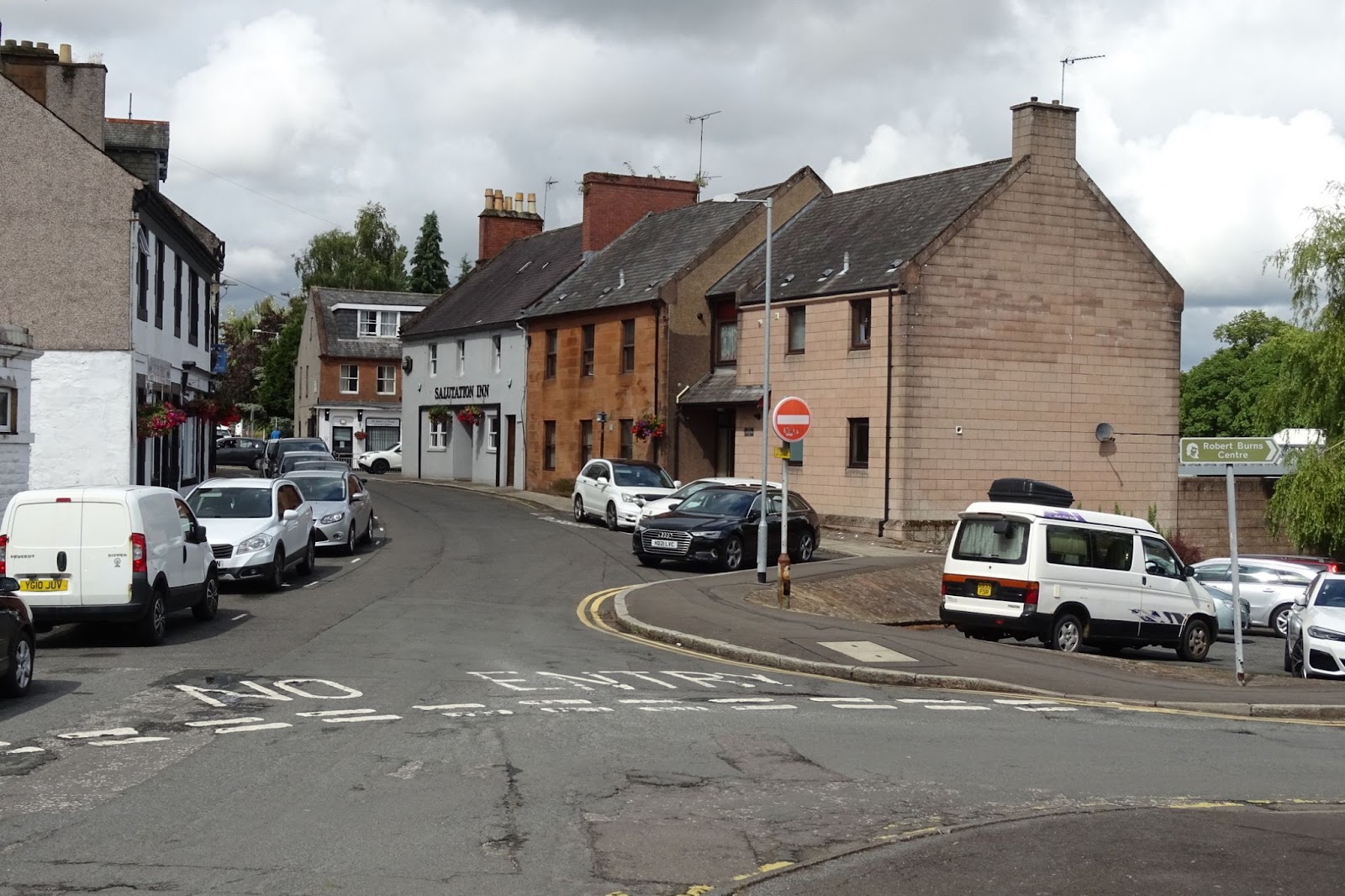 One way street from Galloway Street with no road going the other way